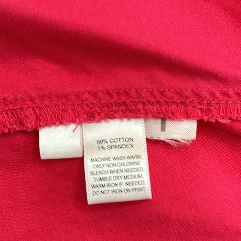 LOFT Hot Pink Cotton‎ Peplum Style Jacket Size XS